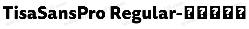 TisaSansPro Regular字体转换